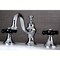 Kingston Brass KC7161PKX 8" Widespread Bathroom Faucet, Polished Chrome KC7161PKX - alternate 3
